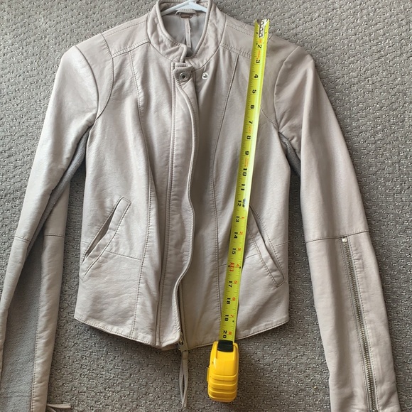 Free people real leather jacket size 0 - Picture 10 of 10